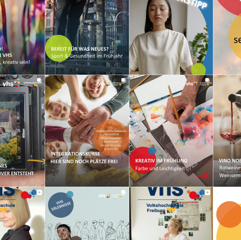 Öffnet die Seite 'Folgen Sie uns auf Social Media'