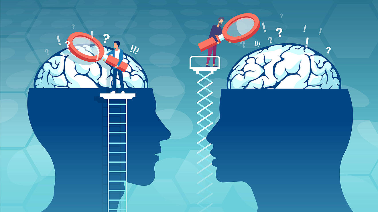 öffnet den Bereich Psychologie und Persönlichkeit